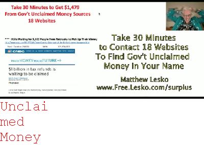 unclaimed Money In Sc